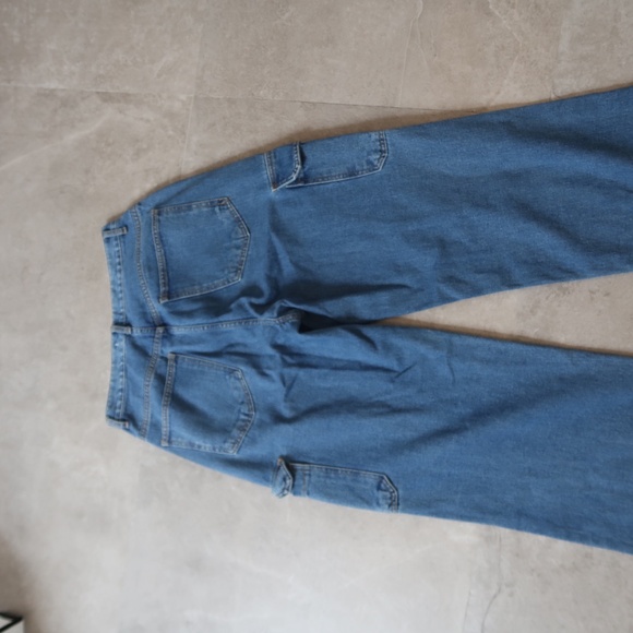 The Frankie Shop Denim Cargo Pants - Picture 3 of 3